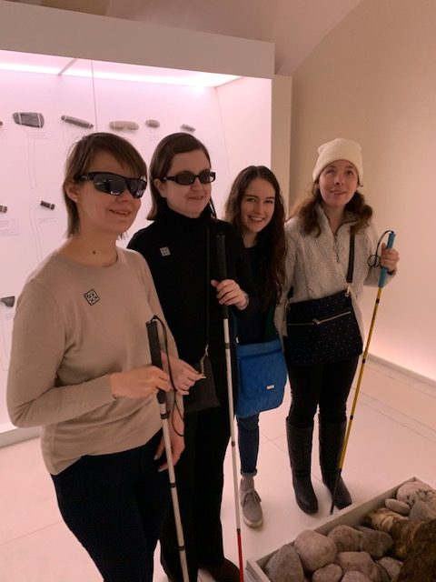 Laurel and Sarah are with Kristina and Elena who are both from Russia and have come to carry supplies from Helsinki back to recipients in Saint Petersburg and Moscow. 