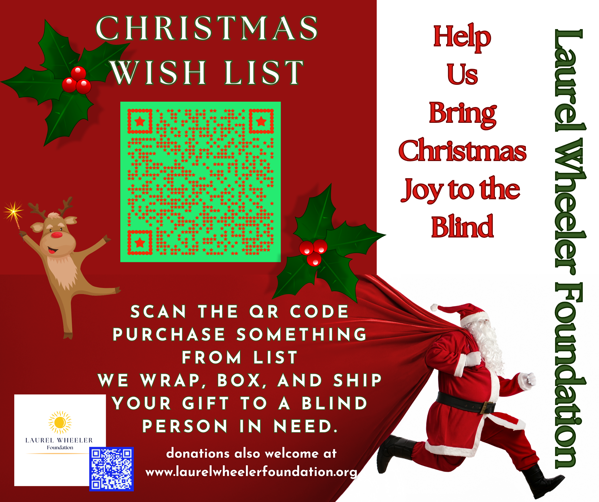 Christmas Project Ad with QR Code